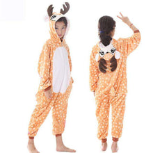 Load image into Gallery viewer, Kids Kigurumi Onesie Unicorn Pajamas For Children Animal Cartoon Blanket Sleepers Baby Costume Winter Boy Girl Licorne Jumspuit - Ole Misc.
