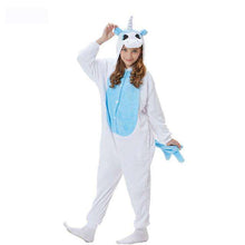 Load image into Gallery viewer, Kids Kigurumi Onesie Unicorn Pajamas For Children Animal Cartoon Blanket Sleepers Baby Costume Winter Boy Girl Licorne Jumspuit - Ole Misc.