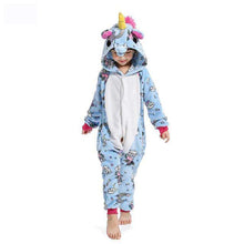Load image into Gallery viewer, Kids Kigurumi Onesie Unicorn Pajamas For Children Animal Cartoon Blanket Sleepers Baby Costume Winter Boy Girl Licorne Jumspuit - Ole Misc.