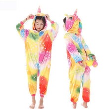 Load image into Gallery viewer, Kids Kigurumi Onesie Unicorn Pajamas For Children Animal Cartoon Blanket Sleepers Baby Costume Winter Boy Girl Licorne Jumspuit - Ole Misc.