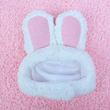 Load image into Gallery viewer, 1pc Short Plush Cute Cartoon Rabbit Ear Pet Cat Dog Puppy Hat Cap Halloween Costume Cosplay Masquerade Party Gift Pet Supplies - Ole Misc.