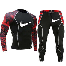 Load image into Gallery viewer, Fashion clothing warm men's underwear set men's compression fleece sweat quick-drying thermal underwear men's long-sleeved spot - Ole Misc.