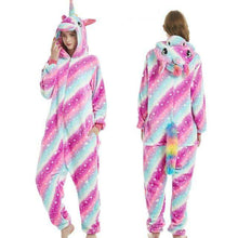 Load image into Gallery viewer, Totoro Kigurumi Onesie Adult Women Animal Pajamas Suit Flannel Warm Soft Sleepwear Onepiece Winter Jumpsuit Pijama Cosplay - Ole Misc.