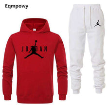 Load image into Gallery viewer, Brand Jordan Clothing Men's Casual Sweatshirts Pullover Men tracksuit Hoodies Two Piece +Pants Sport Shirts Autumn Winter Set - Ole Misc.