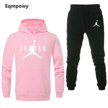 Load image into Gallery viewer, Brand Jordan Clothing Men's Casual Sweatshirts Pullover Men tracksuit Hoodies Two Piece +Pants Sport Shirts Autumn Winter Set - Ole Misc.
