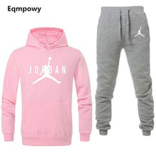Load image into Gallery viewer, Brand Jordan Clothing Men's Casual Sweatshirts Pullover Men tracksuit Hoodies Two Piece +Pants Sport Shirts Autumn Winter Set - Ole Misc.