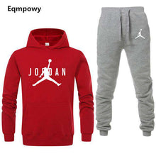 Load image into Gallery viewer, Brand Jordan Clothing Men's Casual Sweatshirts Pullover Men tracksuit Hoodies Two Piece +Pants Sport Shirts Autumn Winter Set - Ole Misc.