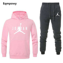 Load image into Gallery viewer, Brand Jordan Clothing Men's Casual Sweatshirts Pullover Men tracksuit Hoodies Two Piece +Pants Sport Shirts Autumn Winter Set - Ole Misc.