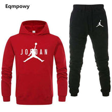 Load image into Gallery viewer, Brand Jordan Clothing Men's Casual Sweatshirts Pullover Men tracksuit Hoodies Two Piece +Pants Sport Shirts Autumn Winter Set - Ole Misc.