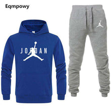 Load image into Gallery viewer, Brand Jordan Clothing Men's Casual Sweatshirts Pullover Men tracksuit Hoodies Two Piece +Pants Sport Shirts Autumn Winter Set - Ole Misc.