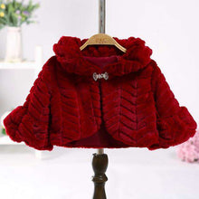 Load image into Gallery viewer, Children's Girls Fur Coat Winter Jackets Kids Faux Fur Coats Hooded Overcoat Thicken Topcoat Toddler Warm Town Clothes - Ole Misc.