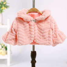 Load image into Gallery viewer, Children's Girls Fur Coat Winter Jackets Kids Faux Fur Coats Hooded Overcoat Thicken Topcoat Toddler Warm Town Clothes - Ole Misc.