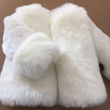 Load image into Gallery viewer, Children's Girls Fur Coat Winter Jackets Kids Faux Fur Coats Hooded Overcoat Thicken Topcoat Toddler Warm Town Clothes - Ole Misc.
