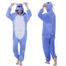 Load image into Gallery viewer, Cute Cartoon Kigurumi Panda Pajamas Hooded Onesie Adult Women Animal Unicorn Nightie Kugurumi Sleepwear Fleece Overalls Jumpsuit - Ole Misc.