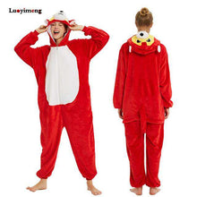 Load image into Gallery viewer, Cute Cartoon Kigurumi Panda Pajamas Hooded Onesie Adult Women Animal Unicorn Nightie Kugurumi Sleepwear Fleece Overalls Jumpsuit - Ole Misc.