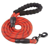 Load image into Gallery viewer, Large Dog Rope 2m 1.5m Medium and large Dog Reflective Leashes With Comfortable grip Walking Pet Dog Collar strong Traction Harness Round Mountain Climbing Nylon Medium Dog Lead Belt 7 colors 1.2cm diameter rope - Ole Misc.