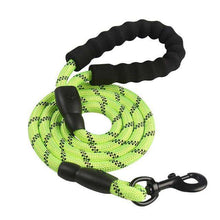 Load image into Gallery viewer, Large Dog Rope 2m 1.5m Medium and large Dog Reflective Leashes With Comfortable grip Walking Pet Dog Collar strong Traction Harness Round Mountain Climbing Nylon Medium Dog Lead Belt 7 colors 1.2cm diameter rope - Ole Misc.