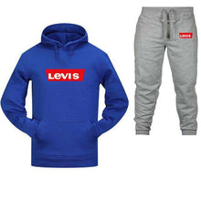 Load image into Gallery viewer, 2019 new brand Lev sportswear men's hooded + sports pants suit 2 casual clothing O-neck fashion printed cotton hoodie jacket - Ole Misc.