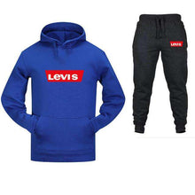 Load image into Gallery viewer, 2019 new brand Lev sportswear men's hooded + sports pants suit 2 casual clothing O-neck fashion printed cotton hoodie jacket - Ole Misc.
