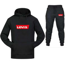 Load image into Gallery viewer, 2019 new brand Lev sportswear men's hooded + sports pants suit 2 casual clothing O-neck fashion printed cotton hoodie jacket - Ole Misc.