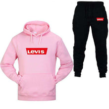 Load image into Gallery viewer, 2019 new brand Lev sportswear men's hooded + sports pants suit 2 casual clothing O-neck fashion printed cotton hoodie jacket - Ole Misc.