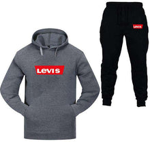 Load image into Gallery viewer, 2019 new brand Lev sportswear men's hooded + sports pants suit 2 casual clothing O-neck fashion printed cotton hoodie jacket - Ole Misc.