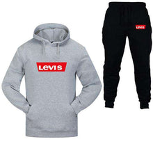 Load image into Gallery viewer, 2019 new brand Lev sportswear men's hooded + sports pants suit 2 casual clothing O-neck fashion printed cotton hoodie jacket - Ole Misc.