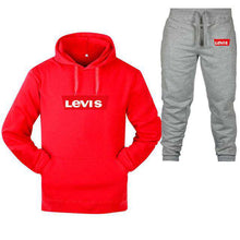 Load image into Gallery viewer, 2019 new brand Lev sportswear men's hooded + sports pants suit 2 casual clothing O-neck fashion printed cotton hoodie jacket - Ole Misc.
