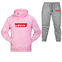 Load image into Gallery viewer, 2019 new brand Lev sportswear men's hooded + sports pants suit 2 casual clothing O-neck fashion printed cotton hoodie jacket - Ole Misc.