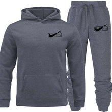 Load image into Gallery viewer, Autumn Winter Set Pullover Cotton Men tracksuit Hoodies Brand Clothing Men's Casual Sweatshirts Two Piece +Pants Sport - Ole Misc.
