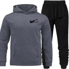 Load image into Gallery viewer, Autumn Winter Set Pullover Cotton Men tracksuit Hoodies Brand Clothing Men's Casual Sweatshirts Two Piece +Pants Sport - Ole Misc.