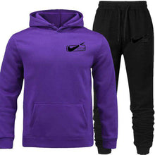 Load image into Gallery viewer, Autumn Winter Set Pullover Cotton Men tracksuit Hoodies Brand Clothing Men's Casual Sweatshirts Two Piece +Pants Sport - Ole Misc.