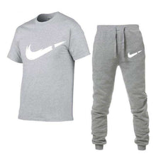 Load image into Gallery viewer, 2019 Summer New Men's T-shirt Tracksuit Casual Suits gym Clothing Man Sets Tops+Pants Male sweatshirt Men Brand T Shirt Set - Ole Misc.