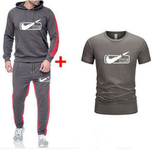 Load image into Gallery viewer, Brand Clothing Men's Casual Sweatshirts Pullover Cotton Men tracksuit Hoodies Two Piece +Pants Sport Shirts Autumn Winter Set - Ole Misc.