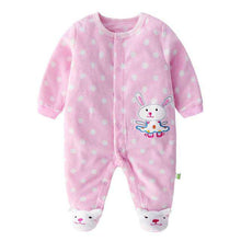 Load image into Gallery viewer, 2019 new Winter Fleece baby clothes baby girls boys  Long sleeves bodysuit baby boy jumpsuit - Ole Misc.
