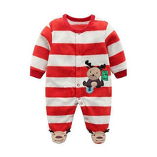 Load image into Gallery viewer, 2019 new Winter Fleece baby clothes baby girls boys  Long sleeves bodysuit baby boy jumpsuit - Ole Misc.