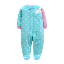 Load image into Gallery viewer, 2019 new Winter Fleece baby clothes baby girls boys  Long sleeves bodysuit baby boy jumpsuit - Ole Misc.