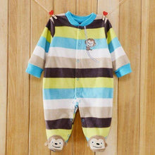 Load image into Gallery viewer, 2019 new Winter Fleece baby clothes baby girls boys  Long sleeves bodysuit baby boy jumpsuit - Ole Misc.