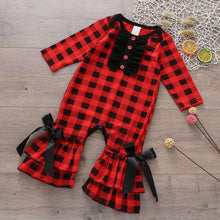 Load image into Gallery viewer, Newborn Baby Girls Ruffle Cotton Romper Jumpsuit Clothes Outfits 0-24M - Ole Misc.