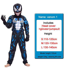 Load image into Gallery viewer, Kids Boys Muscle Batman Costumes With Mask Cloak Movie Character Superhero Cosplay Halloween Masquerade Evening Superman Role Pl - Ole Misc.