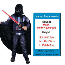 Load image into Gallery viewer, Kids Boys Muscle Batman Costumes With Mask Cloak Movie Character Superhero Cosplay Halloween Masquerade Evening Superman Role Pl - Ole Misc.