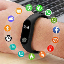 Load image into Gallery viewer, M2 Sport Bracelet Smart Heart Rate Watch Men Women Smartwatch For Android IOS Fitness Tracker Electronics Smart Clock Band - Ole Misc.