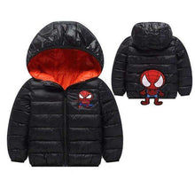 Load image into Gallery viewer, Baby autumn and winter new warm clothing children's jacket thickening plus velvet padded jacket boy hooded jacket boy warm jacke - Ole Misc.