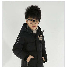 Load image into Gallery viewer, Baby autumn and winter new warm clothing children's jacket thickening plus velvet padded jacket boy hooded jacket boy warm jacke - Ole Misc.