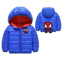 Load image into Gallery viewer, Baby autumn and winter new warm clothing children's jacket thickening plus velvet padded jacket boy hooded jacket boy warm jacke - Ole Misc.