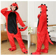 Load image into Gallery viewer, Adult Unisex  Pajamas Sets One Piece Cosplay Christmas Costume Girl Boy Onesie Winter Sleepwear Dinosaur Halloween Gift PJS - Ole Misc.