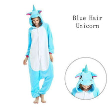 Load image into Gallery viewer, Unicorn Onesies Unisex Winter Kigurumi Stitch Panda Onesies Women Men Nightwear Anime Costumes Adults Flannel Sleepwear Pajamas - Ole Misc.