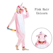 Load image into Gallery viewer, Unicorn Onesies Unisex Winter Kigurumi Stitch Panda Onesies Women Men Nightwear Anime Costumes Adults Flannel Sleepwear Pajamas - Ole Misc.