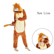 Load image into Gallery viewer, Unicorn Onesies Unisex Winter Kigurumi Stitch Panda Onesies Women Men Nightwear Anime Costumes Adults Flannel Sleepwear Pajamas - Ole Misc.