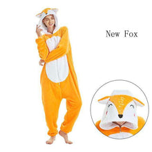 Load image into Gallery viewer, Unicorn Onesies Unisex Winter Kigurumi Stitch Panda Onesies Women Men Nightwear Anime Costumes Adults Flannel Sleepwear Pajamas - Ole Misc.